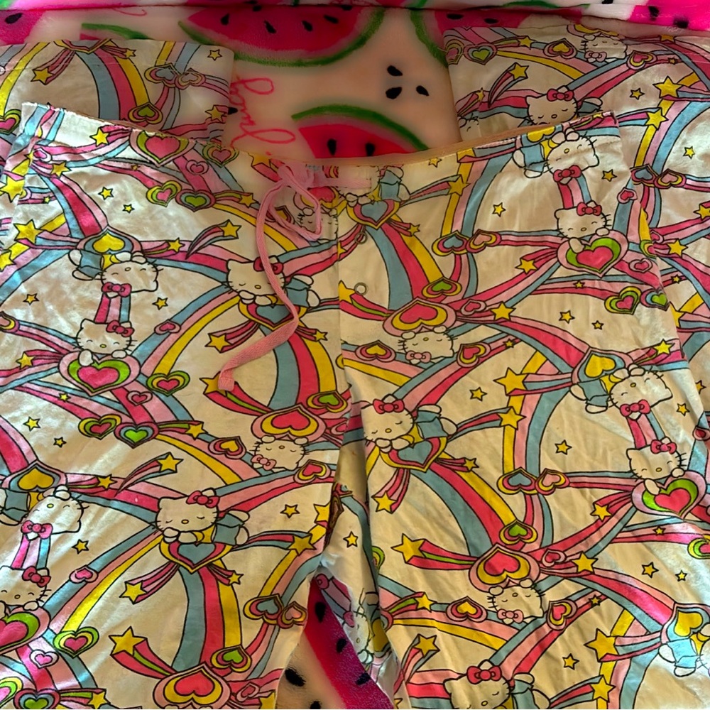MEDUIM HELLO KITTY PJ PANTS